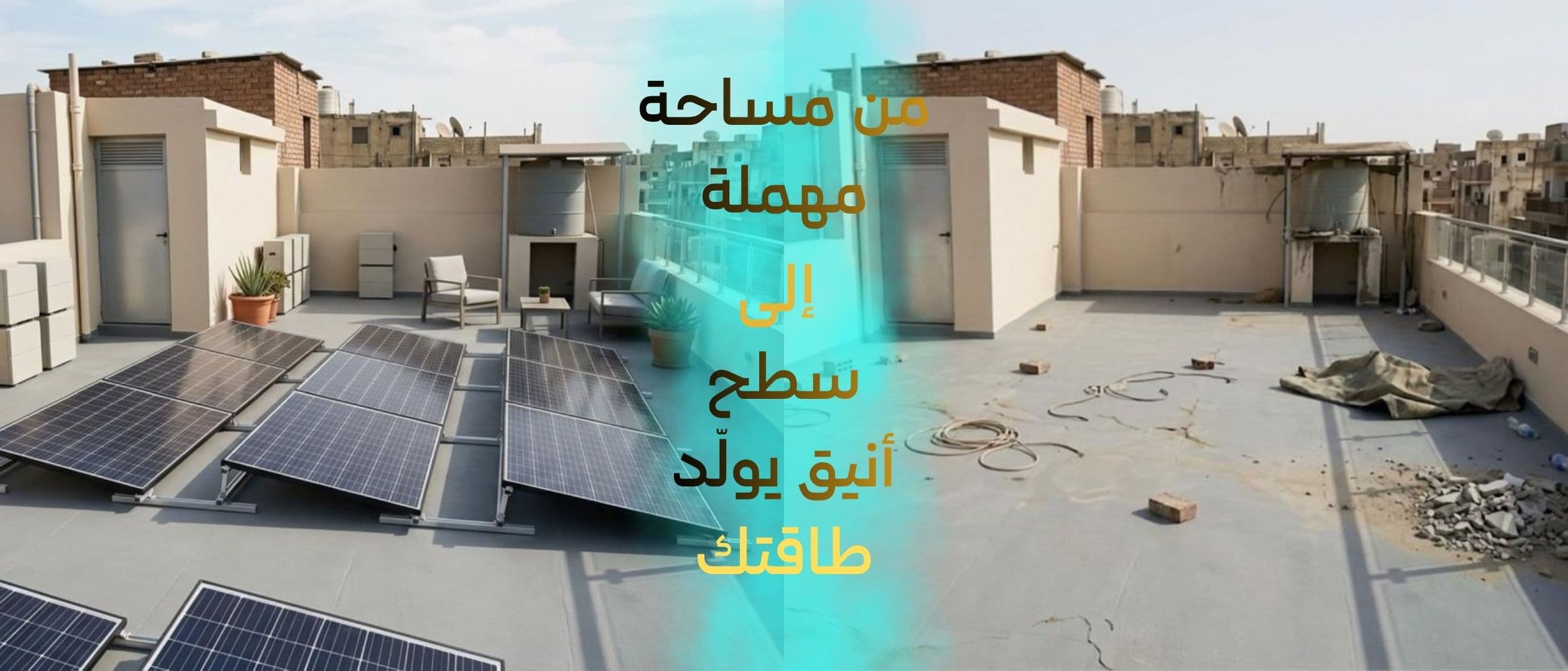 يد تحمل هاتفًا يعرض خطة التقسيط المريح بأقساط شهرية سهلة و0% مقدم لمدة 12 شهرًا، مع عبارة: نظامك الشمسي بخطوات ميسّرة